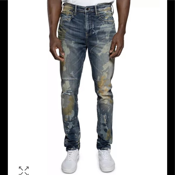 NWT Men’s PRPS Warlock Drop Indigo Skinny Jeans